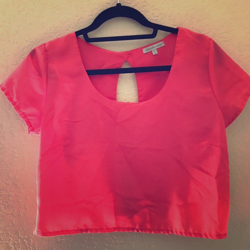Hot Pink Crop Top
